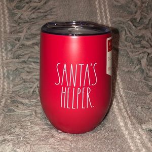 Rae Dunn “Santa’s helper” Wine Tumbler